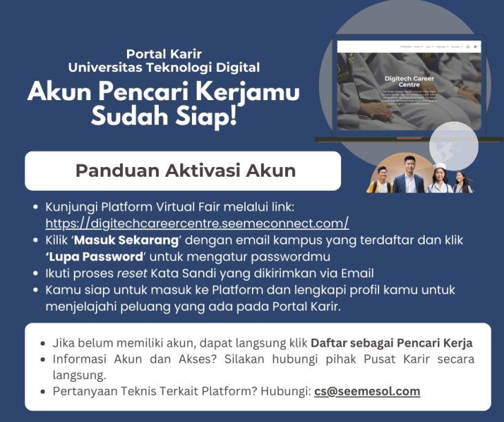 Portal Karir Universitas Teknologi Digital