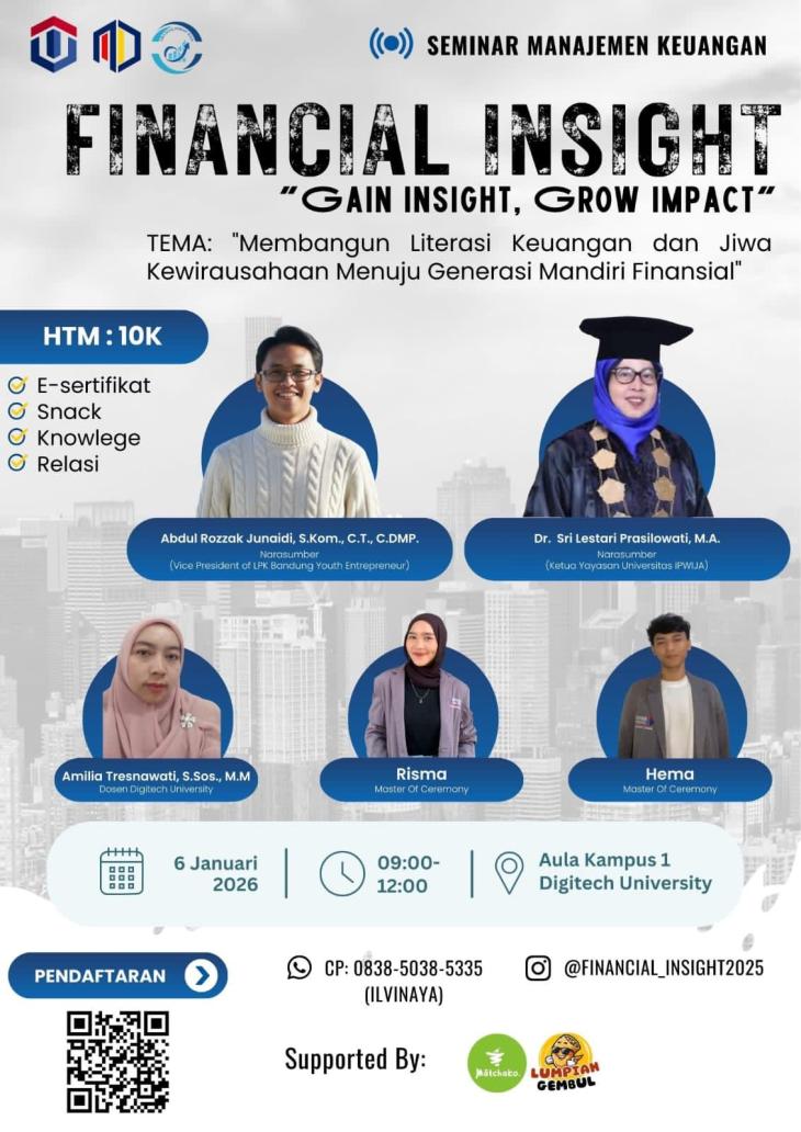 Kuliah Umum Financial Insight: Strategi Membangun Literasi Keuangan dan Jiwa Kewirausahaan Mahasiswa