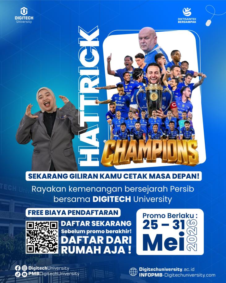 HATTRICK CHAMPIONS! PROMO PMB DIGITECH