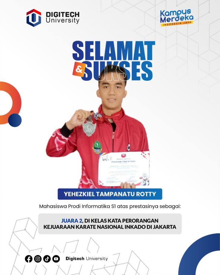 PENGUMUMAN PRESTASI MAHASISWA - YEHEZKIEL TAMPANATU ROTTY
