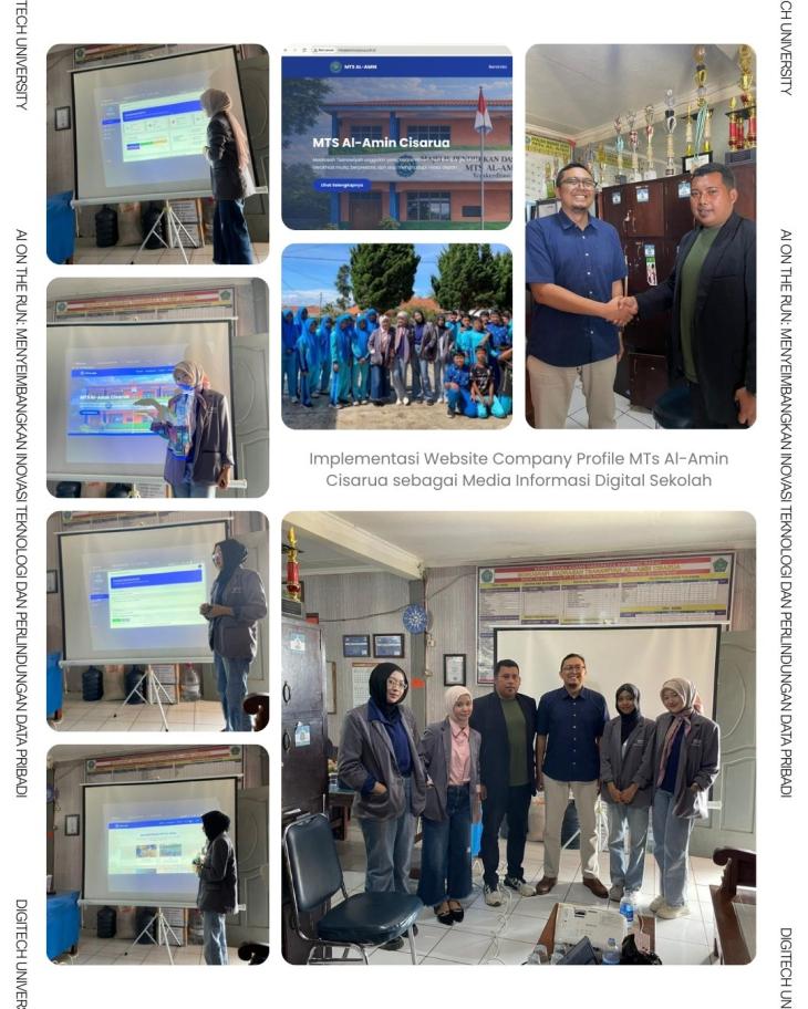 Implementasi Website Company Profile Mts Al-Amin Cisarua Sebagai Media Informasi Digital Sekolah