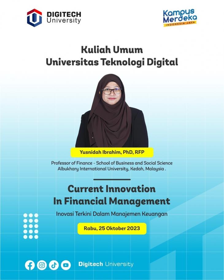 Streaming Kuliah Umum : Current Innovation In Financial Management