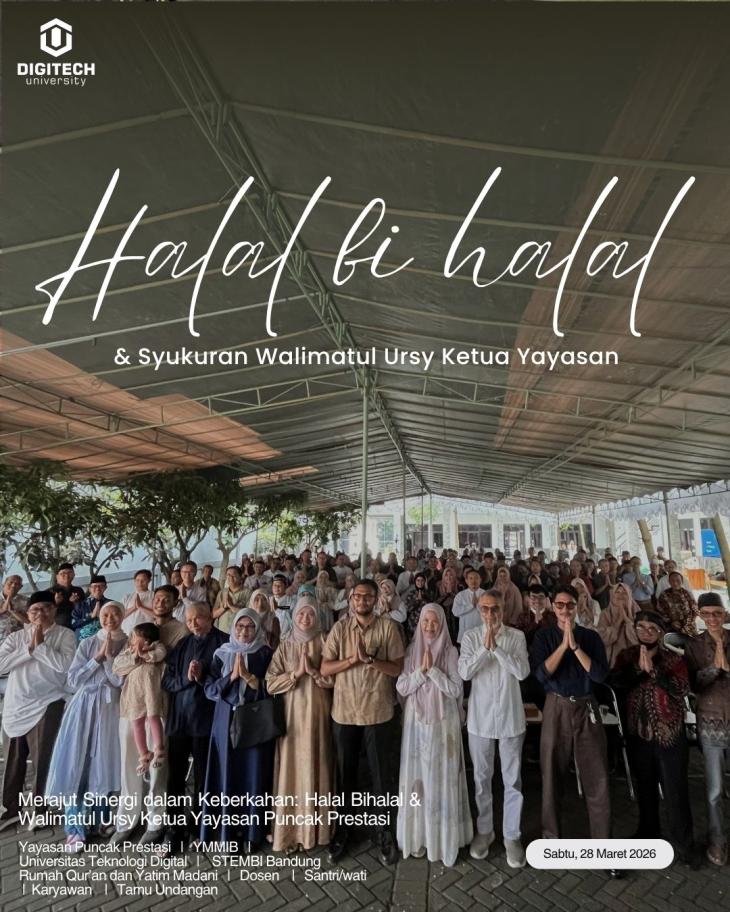 Pererat Silaturahmi, Universitas Teknologi Digital Gelar Halal Bihalal dan Walimatul Ursy Ketua Yayasan