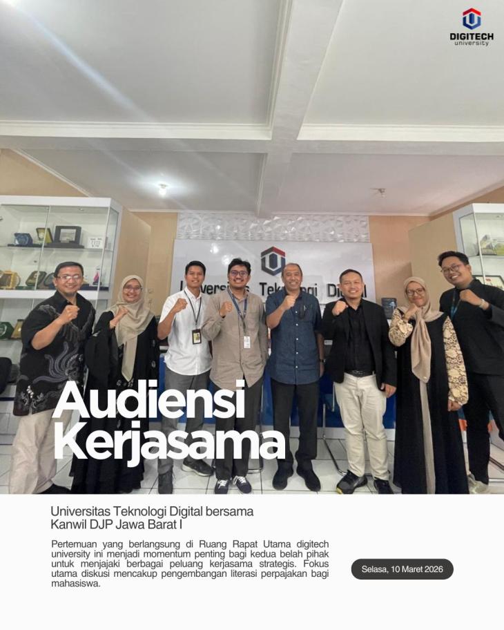 Memperkuat Sinergi, Universitas Teknologi Digital Sambut Audiensi Kanwil DJP Jawa Barat I