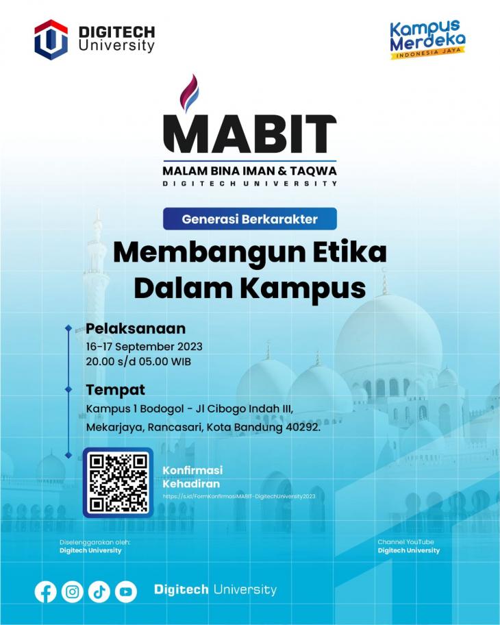 MABIT 2023 : Membangun Etika Dalam Kampus Universitas Teknologi Digital