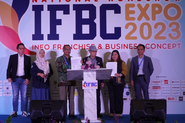 Universitas Teknologi Digital Menandatangani MoU dengan Neo Expo dan AFI dalam acara IFBC 2023